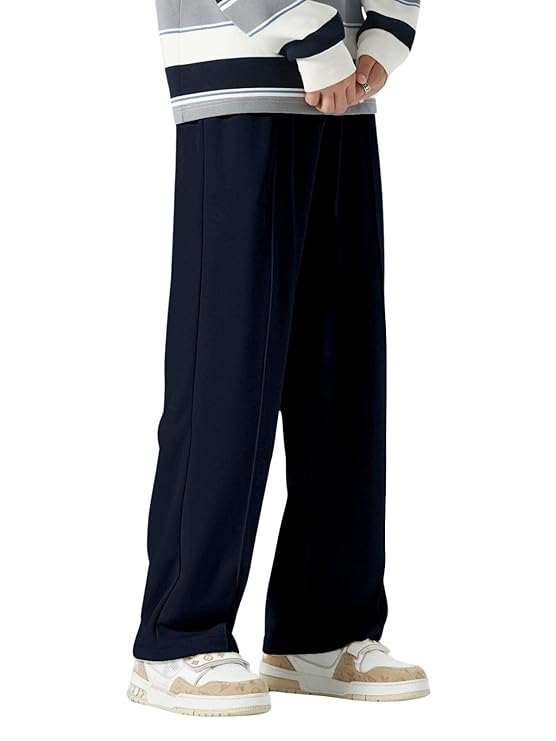 Men's Cotton Baggy Trackpants | Oversized Fit Streetwear & Gym Wear | Comfortable Casual Joggers for Men (Copy)