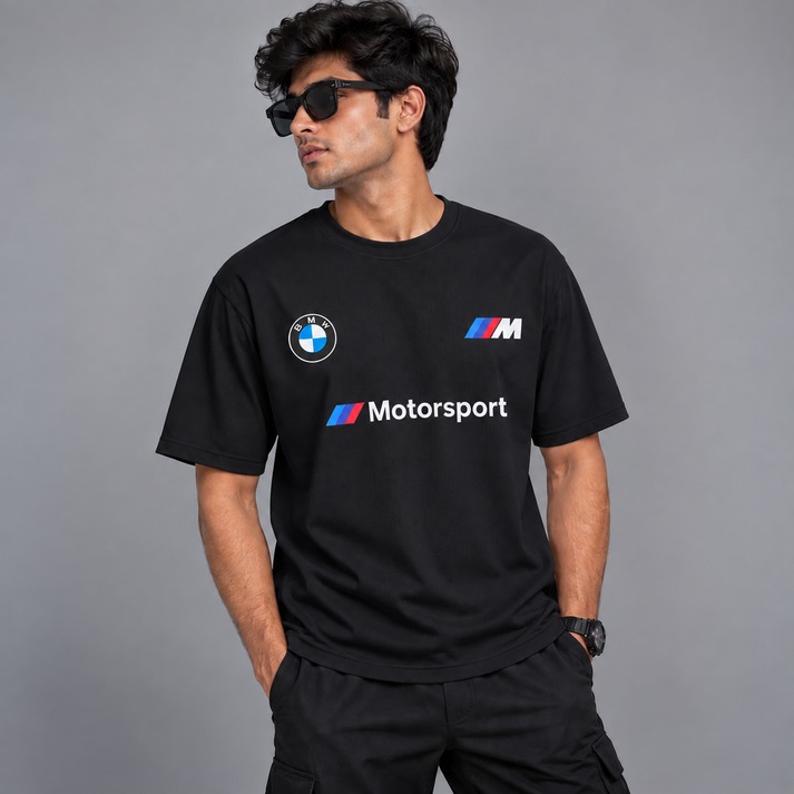 PUMA BMW M Motorsport Men's Essentials Logo Tee