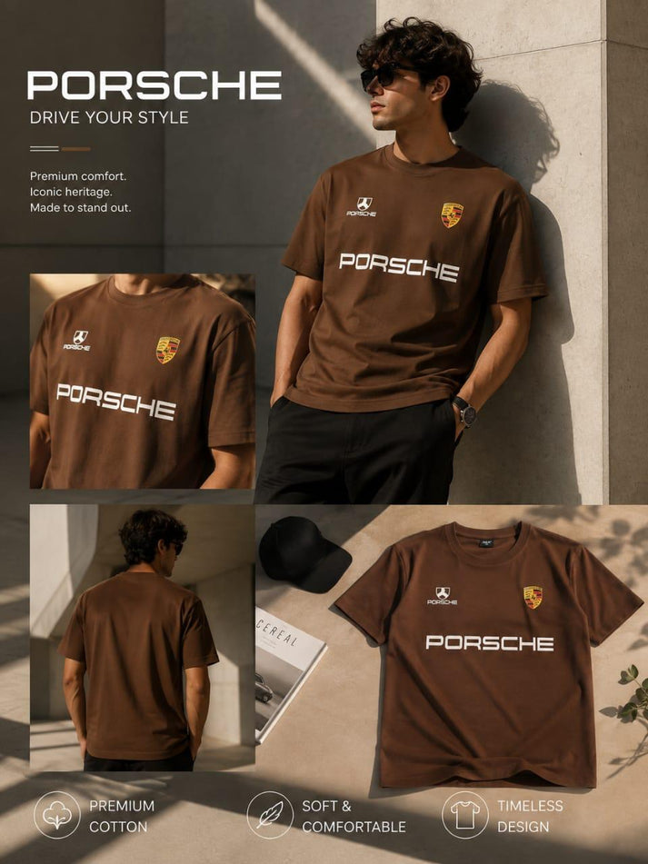 MFW Porsche Fanwear Drive-Style Regular Tee - Copy - Copy - Copy