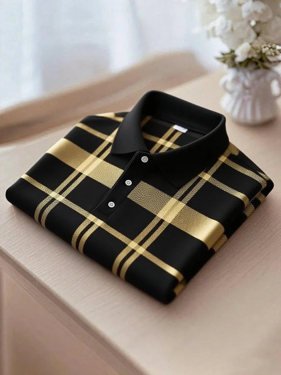 Premium Textured and Patterned Men's Polo Shirts Collection