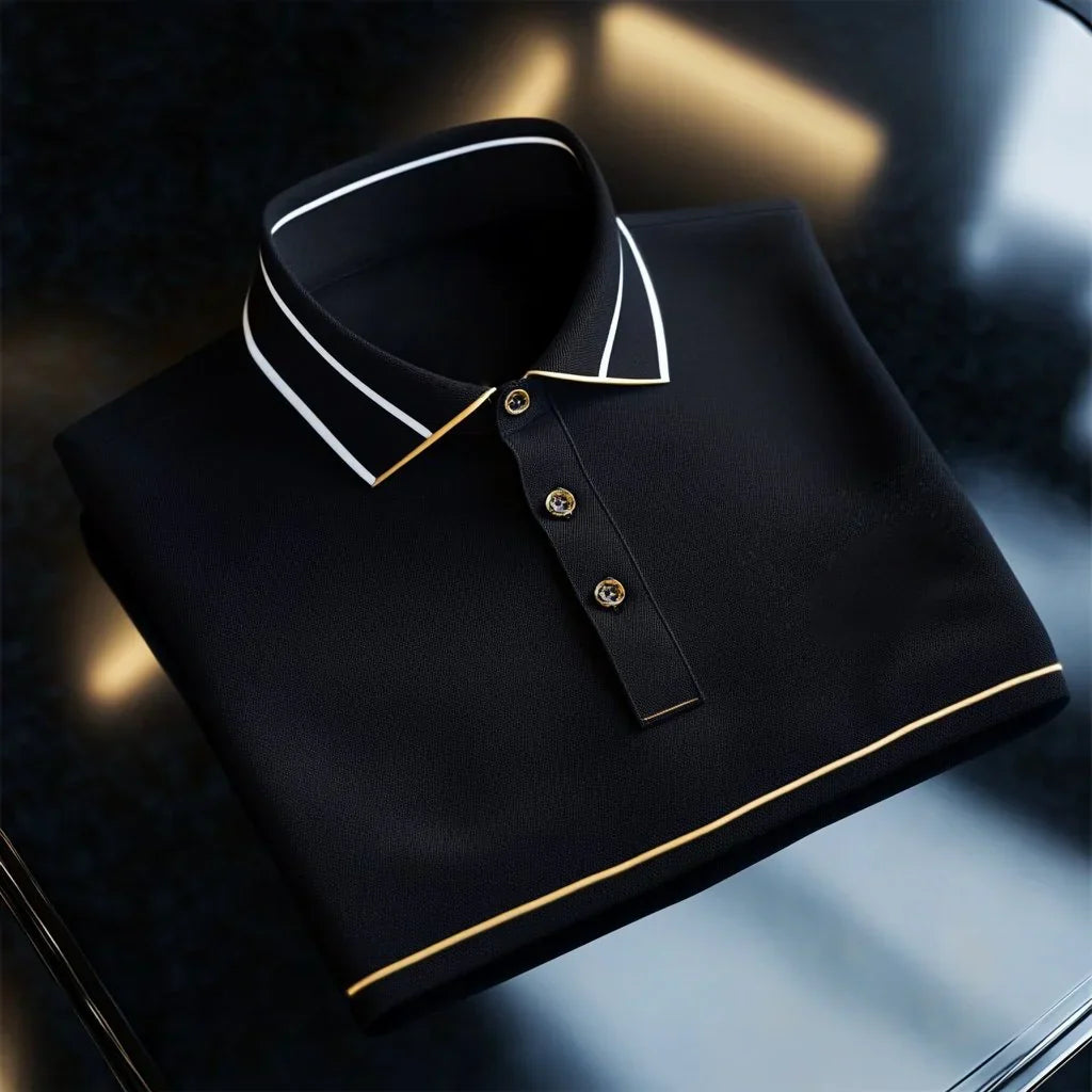 Premium Textured and Patterned Men's Polo Shirts Collection