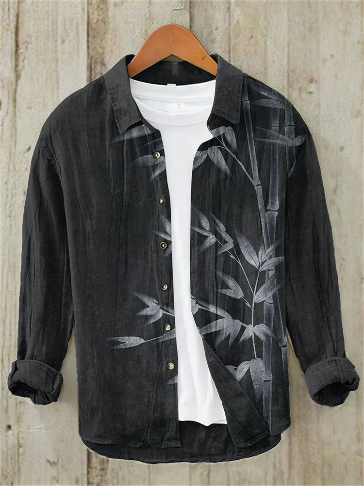 Premium Embroidered Linen Shirt