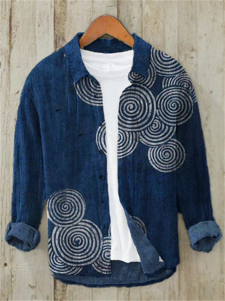 Premium Embroidered Linen Shirt
