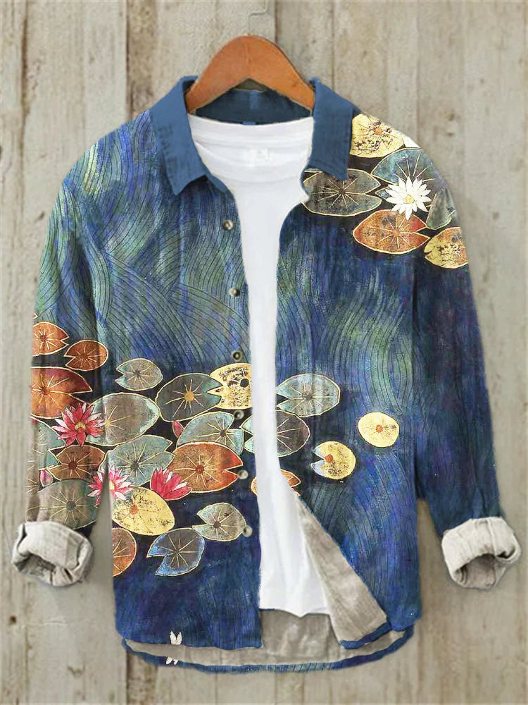 Premium Embroidered Linen Shirt