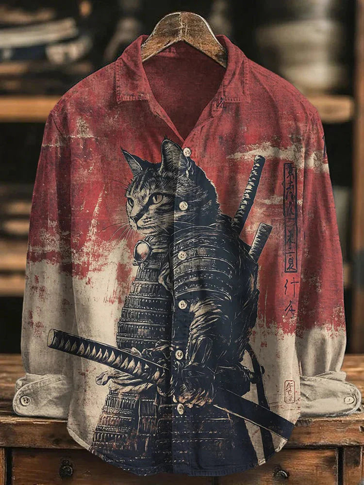 Premium Embroidered Linen Shirt