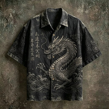 Premium Embroidered Linen Shirt